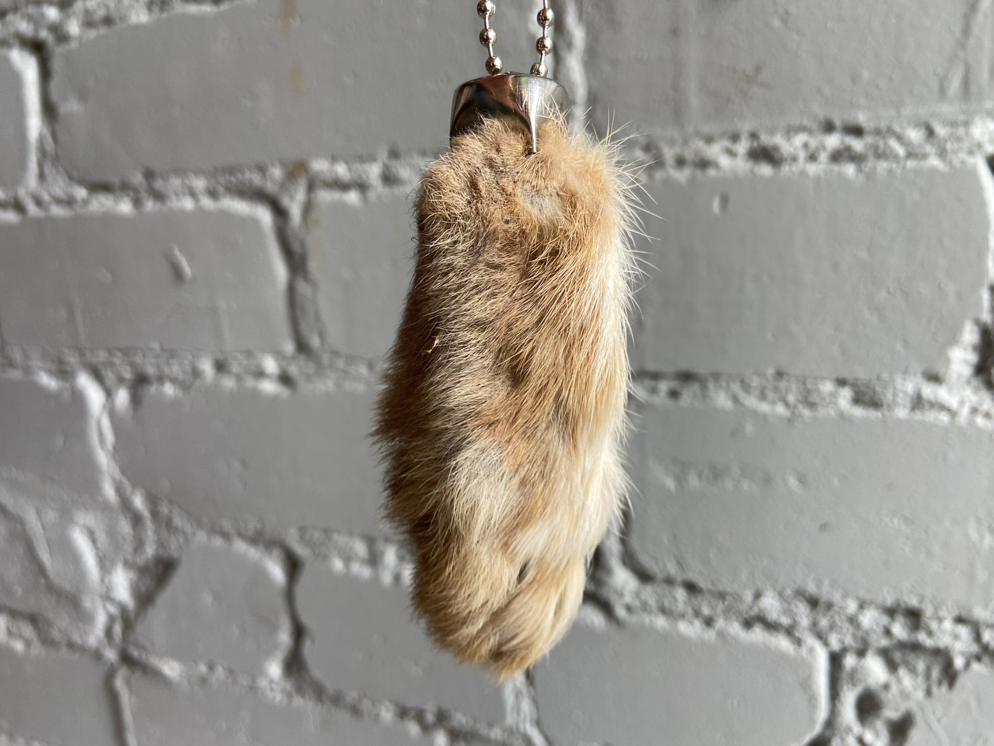 Lucky Rabbit’s Foot Keychain