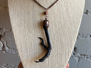 Carrion Crow Claw Necklace